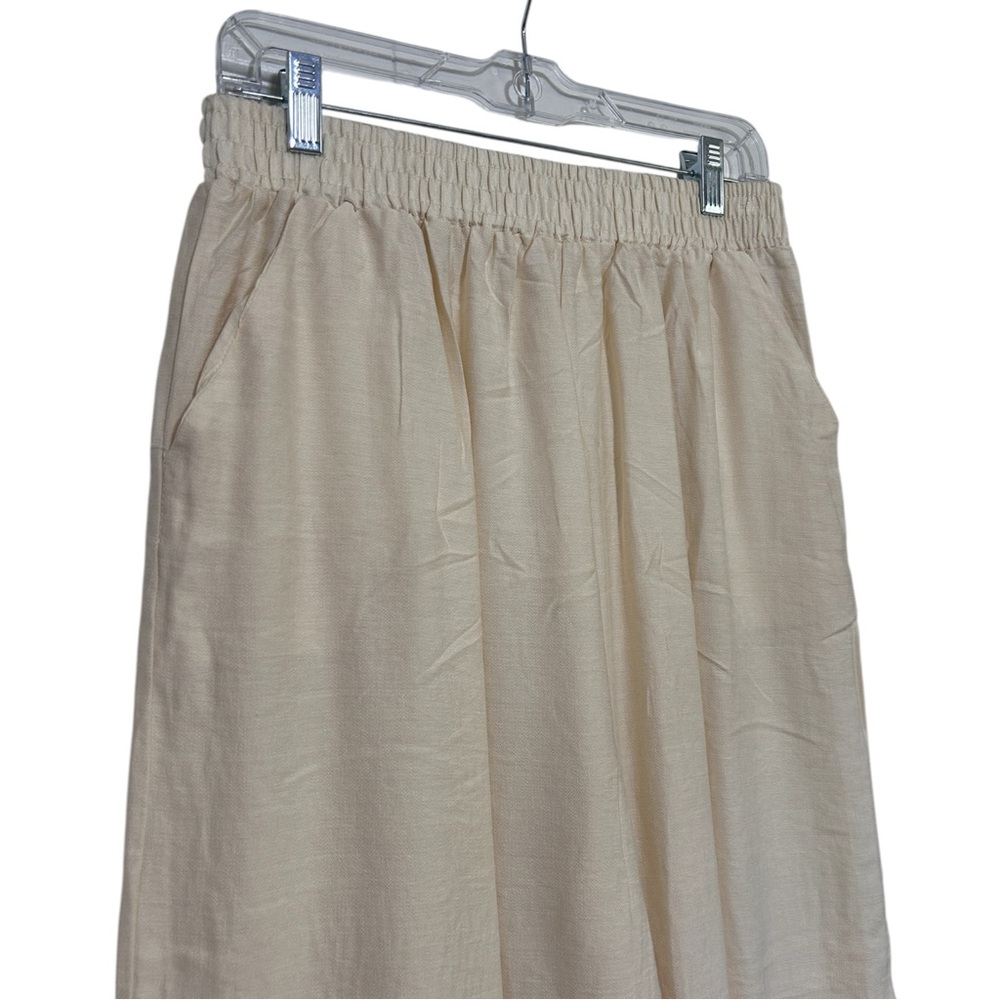 Women's Cream Wide-Leg Pants & Vest Set - Picture 10 of 14